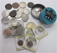 Lot-Many World and Canada Coins