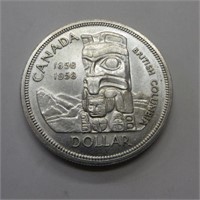 1958 Canada .800 Fine Silver Dollar