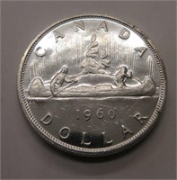 1960 Canada .800 Fine Silver Dollar