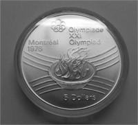 1977 Montreal Olympic $5 Coin