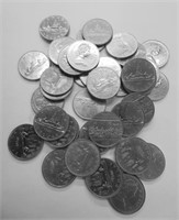 Lot-Canada One Dollar Coins