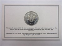 Guelph Sesquicentennial Coin