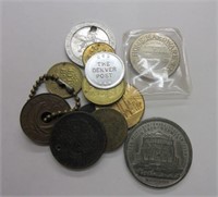 Lot-Interesting Coins and Tokens