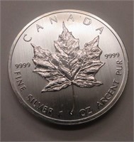 2012 Canada Silver Maple Leaf Silver