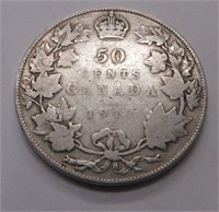 1917 Canada 50 Cent Piece