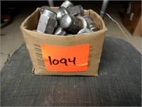 Small Box of Used Chrome Lug Nuts