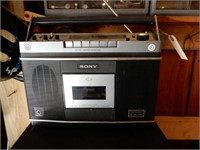 Sony AM-FM-Cassette Radio - Works