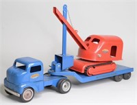 Original Tanka Toys Truck and Carry All Trailer Wi
