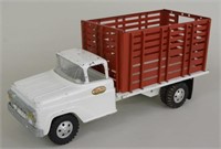 Original Tonka Toy White Stake Truck
