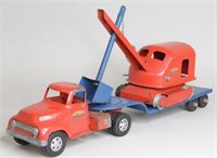 Original Tanka Toys Lowboy With Crane