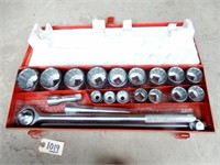 Pittsburg 21 Pc. 3/4" Drive SAE Socket Set