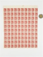 1 Feuille de timbres 1942 - Roi Georges VI