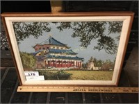 FRAMED NEEDLEPOINT ART