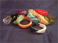 Vintage Acrylic Bracelets Cuffs