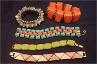 Vintage Acrylic Bracelets - Possibly Bakelite