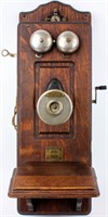 Antique Eureka Electric Co. Wall Phone
