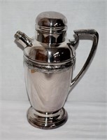 Vtg Silver Plate Cocktail Shaker