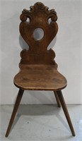 Medieval Carved Wood Chair