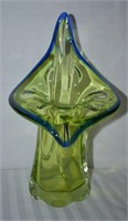 Murano Art Glass Jack in The Pulpit Vase 12"h