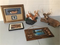 Wall Decor & Deer Figurines