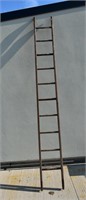 Vtg Wood Ladder 132"l x 15.5"w