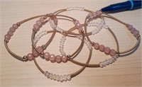 Neuf – 6 Bracelets Marble Arch
Perles rosées et