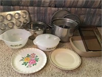 Muffin Pans, Cook Pots, & Plates