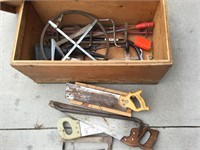 Misc. Tools in Wood Box