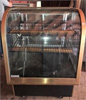 Federal 36" curved glass refrigerated display case