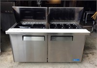 Turbo Air M3 60" refrigerated prep station