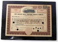 NEW ORLEANS GREAT NORTHERN RAILWAY COMPANY STOCK