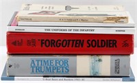 LOT OF 6 WWII MILITARY & WAR HISTORICAL BOOKS
