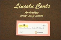 Lincoln Cent Dansco Binder: 270 Wheat & Lincoln