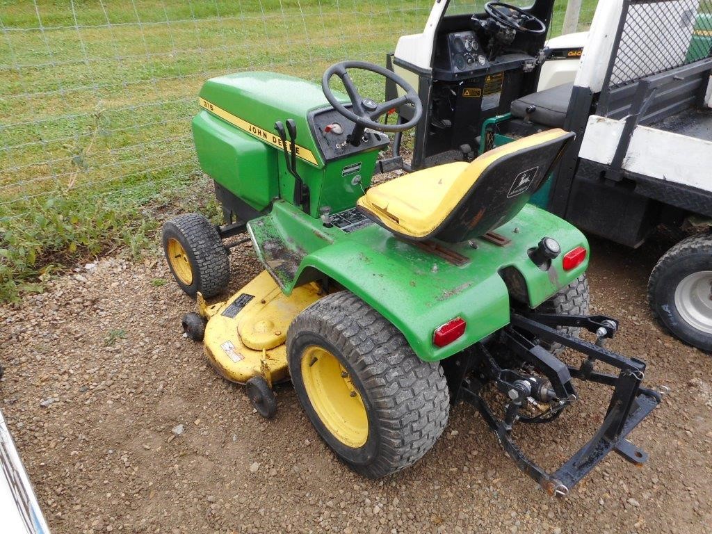 John Deere 316 Garden Tractor With 3