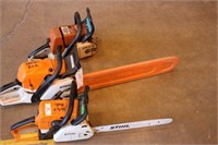 3 Stihl Chain Saws Parts Only