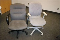 2 Office Chairs and End Table