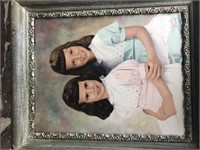Print portrait of 2 young girls by Carlan Studios