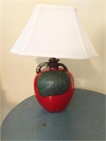 Glass Apple Table Lamp