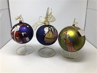 Large Christmas Ornaments with stands