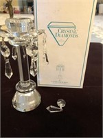Pair of Crystal Candle Sticks