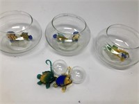 Fish Themed Glass