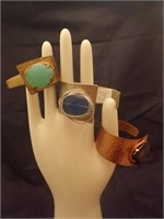 Hand Crafted Stone Cuff Bracelets