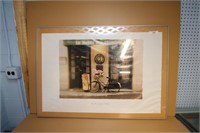 Bike Picture & Peg Board