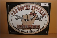 "Busted Knuckle Garage" Sign