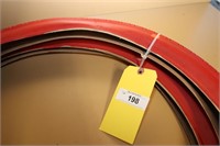 26 x 2.125 Red Tires - (Set of 2)
