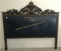 NEOCLASSICAL CARVED DOUBLE FRAME HEADBOARD