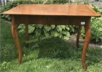 MARQUETRY TOP DESK WITH SIX POINT STAR DESIGN