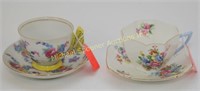 SHELLEY CUP & SAUCER 2354 + BUTTERFLY HANDLE CUP