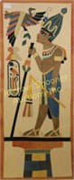 3 -1920'S EGYPTIAN  APPLIQUE TEXTILE WALL HANGINGS
