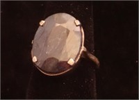 Sterling Silver & Stone Ring ~ Size 7